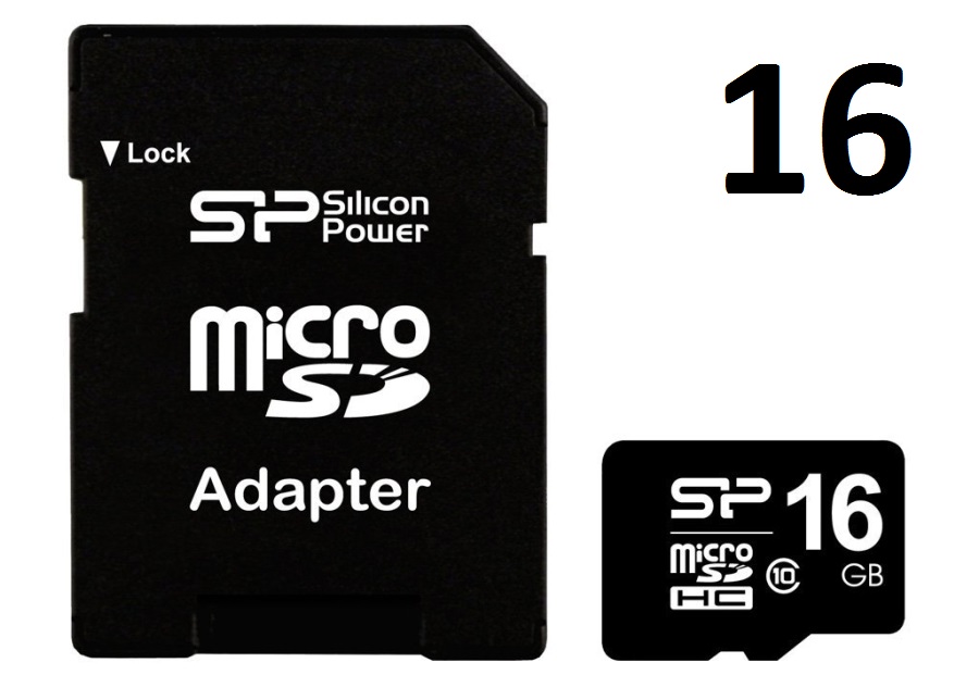 Карта памяти microSD 16Gb 10 class + переходник 640р. 100% качество. Заказать! Доставка по РФ.